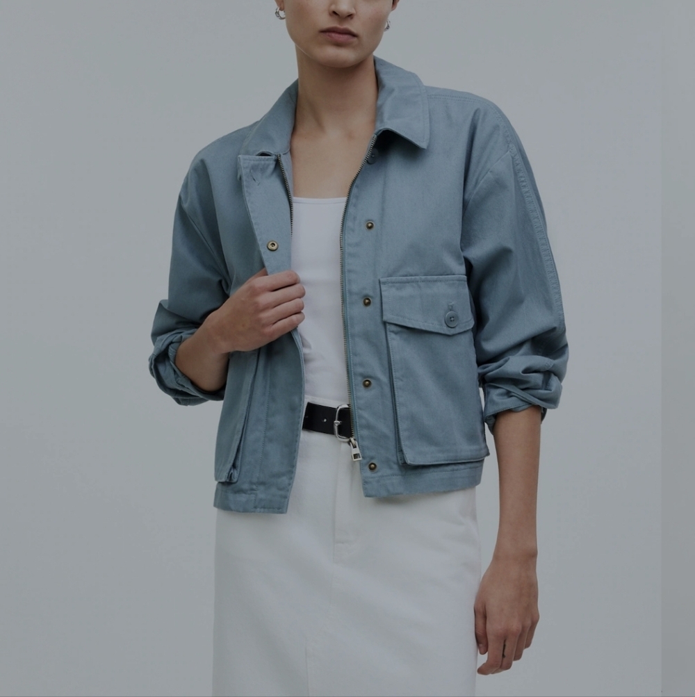 Madewell Cropped Cargo Jacket